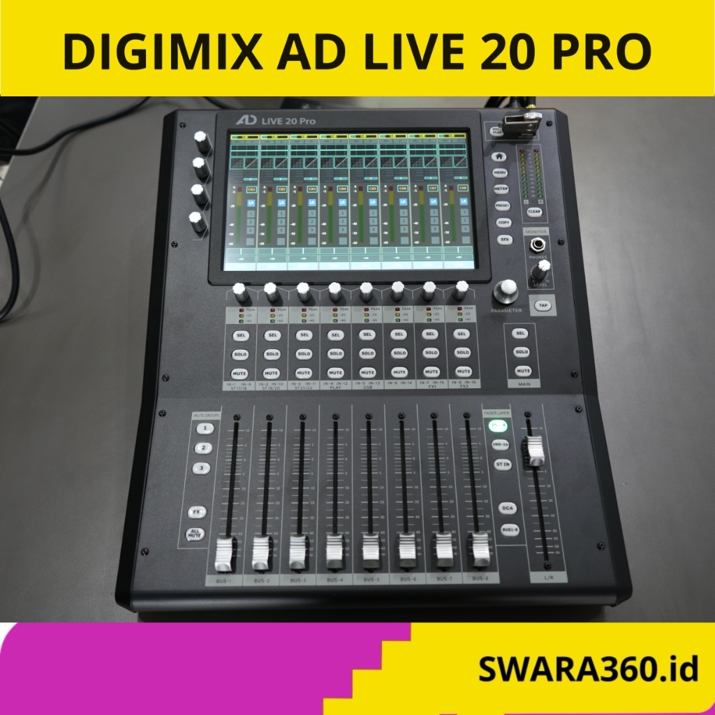 Jual Mixer digital AD LIVE 20 PRO ad20pro 22ch 10out | Shopee Indonesia