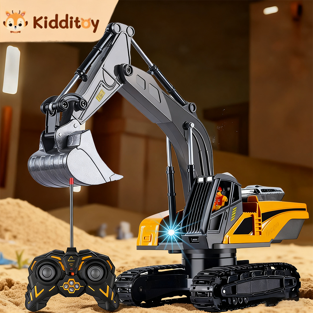 Jual kidditoy 8 Channel Excavator Remote Control Alloy RC Beko ...