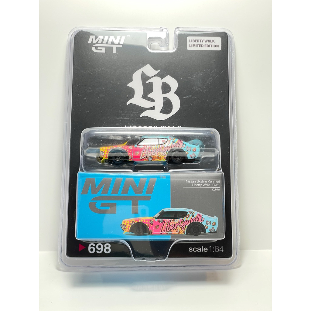 Jual Mini GT 698 Nissan Skyline Kenmeri Liberty Walk LBWK Kuma Japan ...