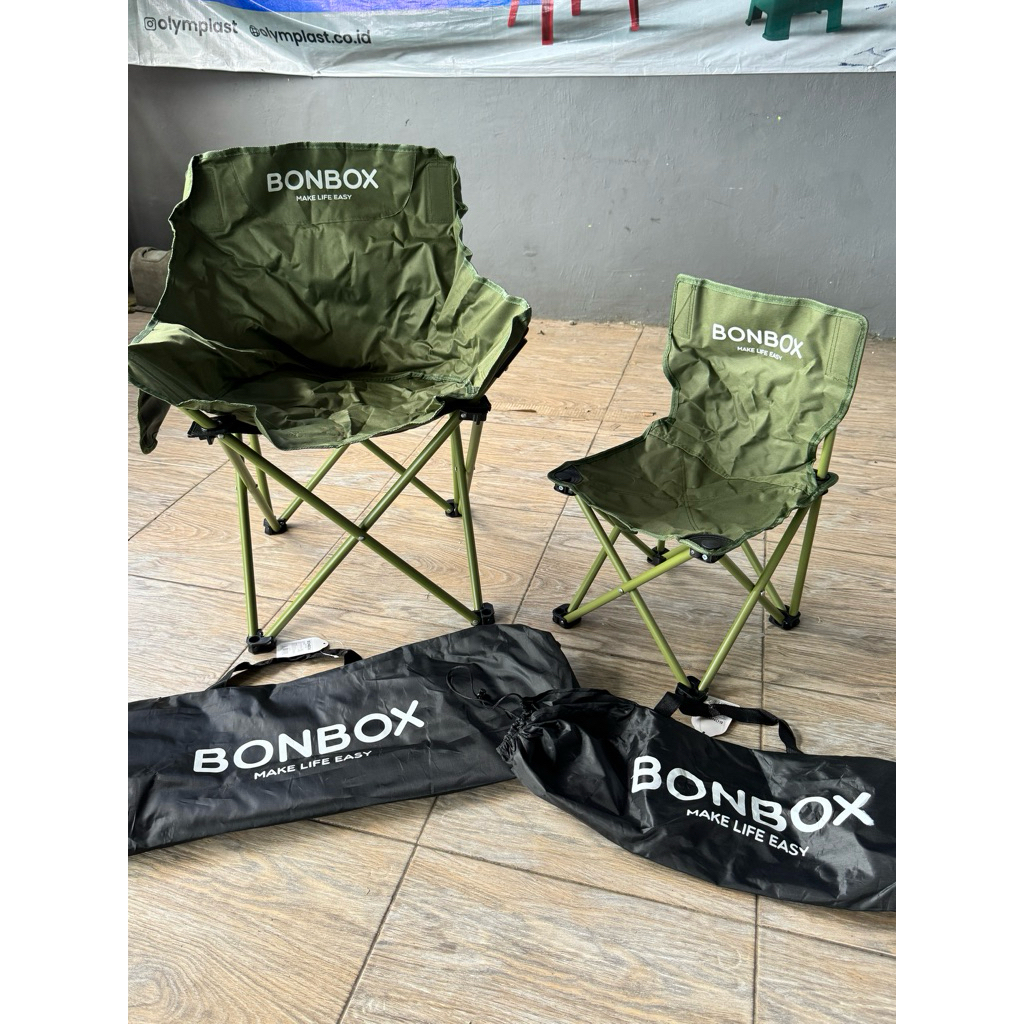 Jual Bonbox Foldable Chair Kursi Lipat Outdoor Portabel | Shopee Indonesia