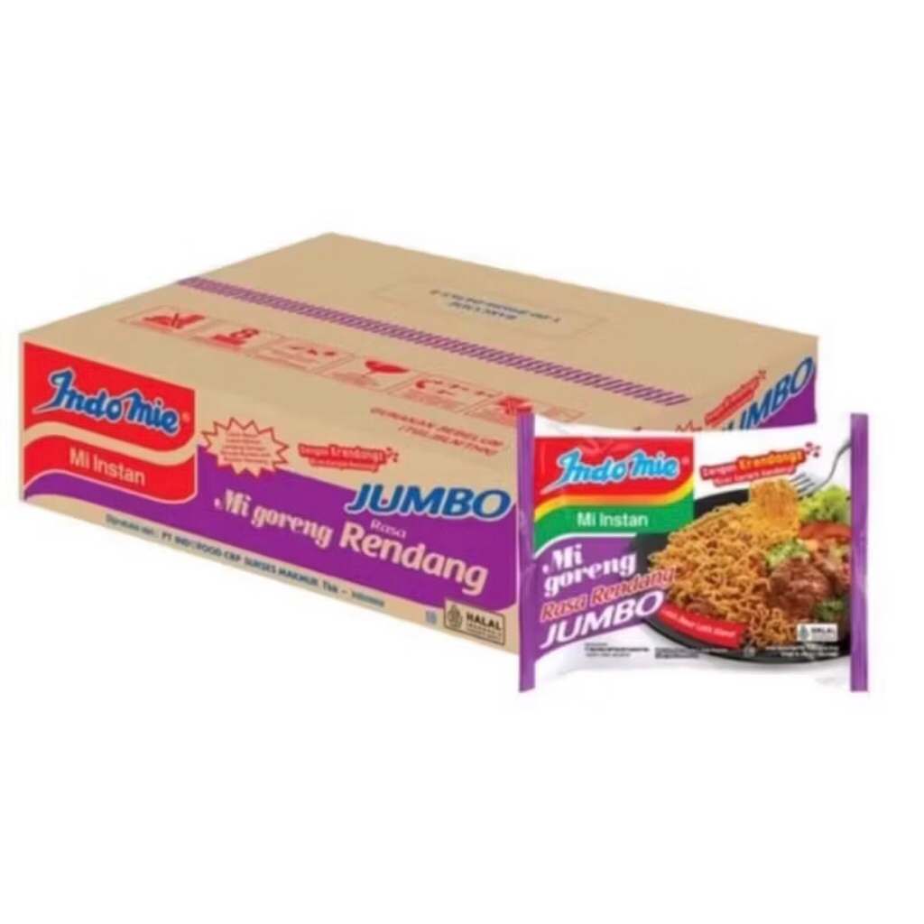 Jual indomie jumbo rendang 1 dus isi 24 pcs | Shopee Indonesia