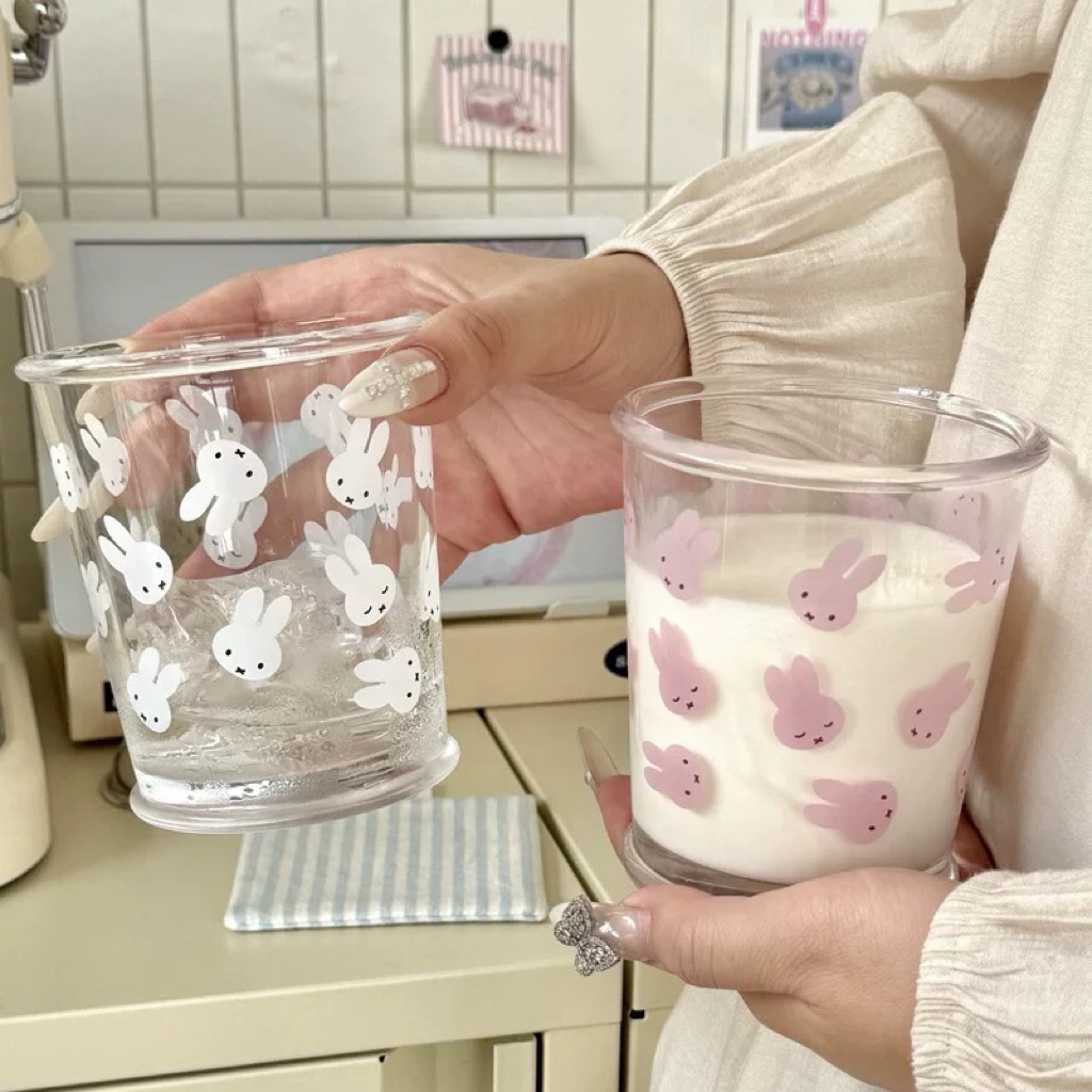 Jual Miffy Cloud Glass Cup Collections | Gelas Kaca Transparan Miffy ...