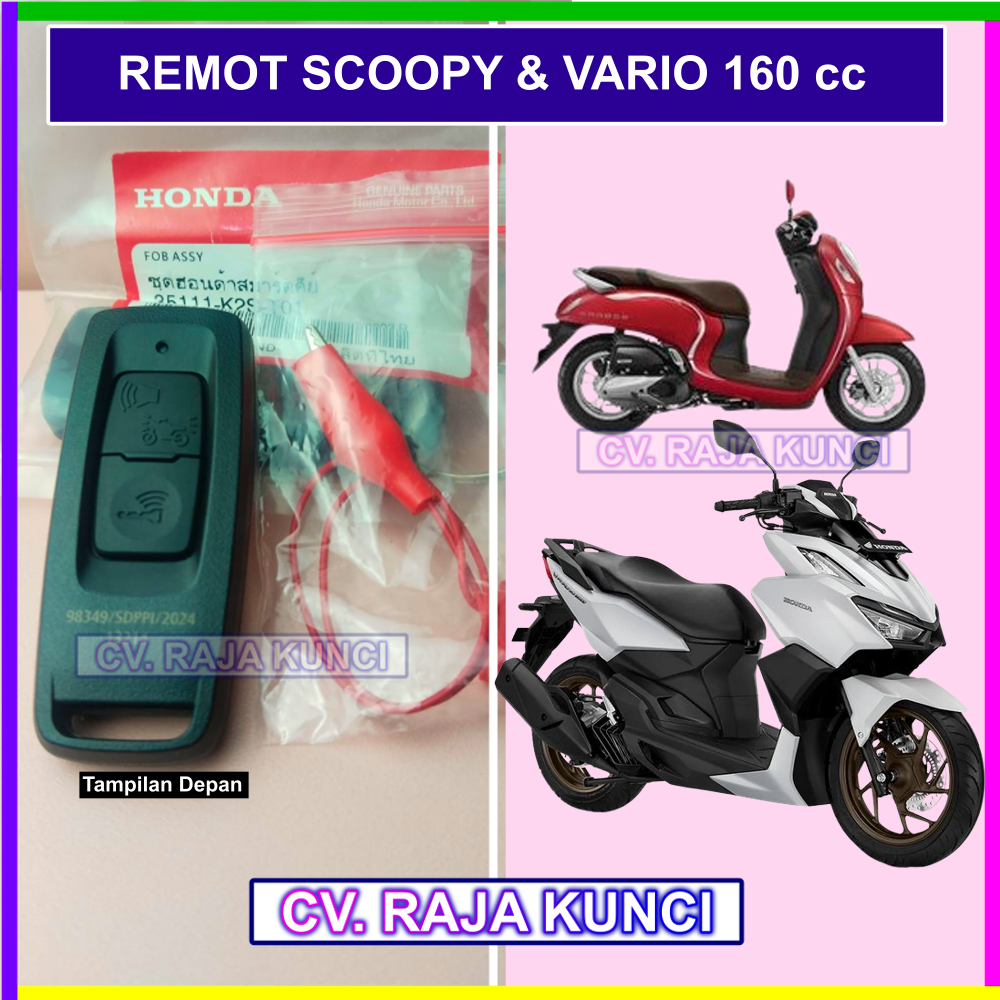 Jual Remot vario 160 . Remot scoopy 2022 - 2025 . Keyless stylo ...