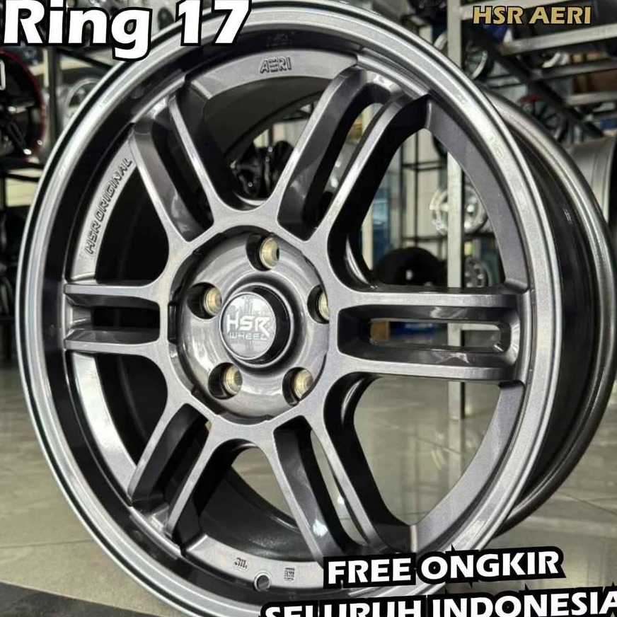 Jual Velg mobil innova ring 17 merk HSR TYPE JJC BAUT 5 lebar 7,5 inch ...