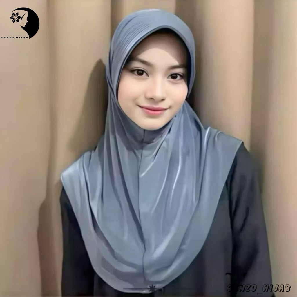 jilbab sport pet tebal /bergo sport pet tebal /jilbab instan /hijab bergo pet tebal/Hijab Olahraga