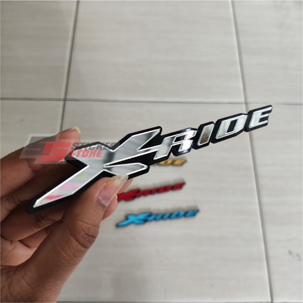 Jual Sticker Emblem Yamaha xride x-ride akrilik berkualitas | Shopee ...