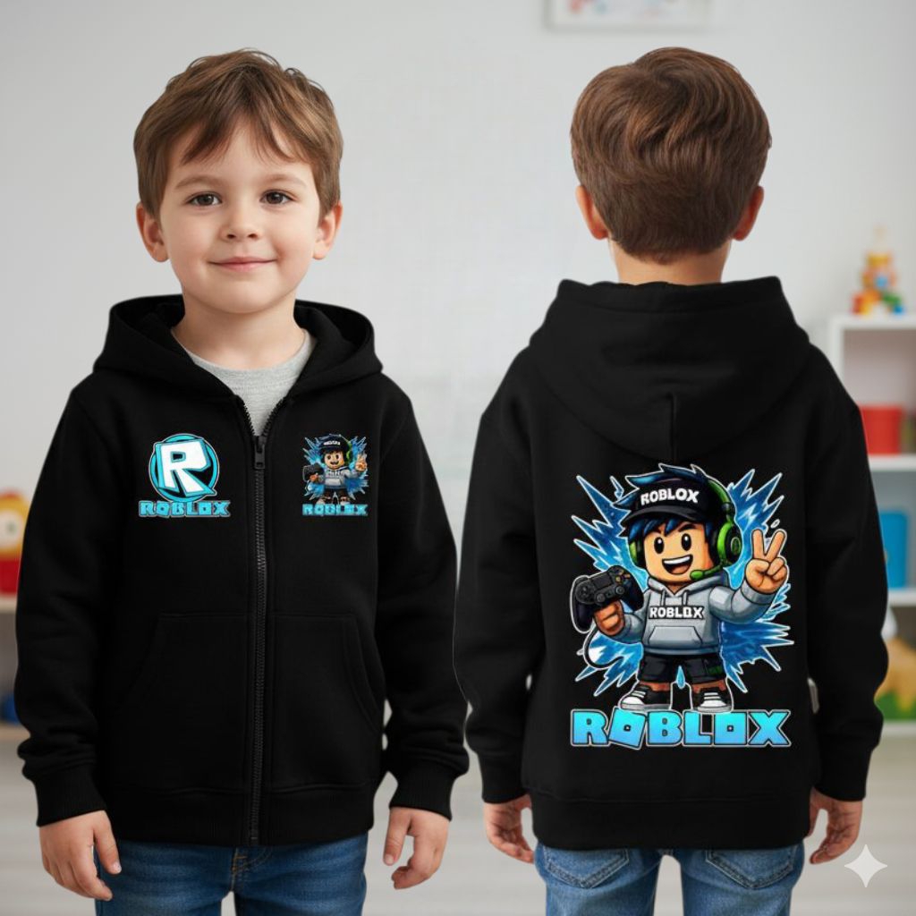 Jual JAKET ZIPPER KARAKTER ROBLOX GAME LAKI-LAKI PEREMPUAN USIA 2-12 ...