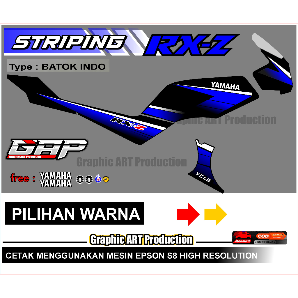 Jual List Striping RX Z Variasi | Shopee Indonesia