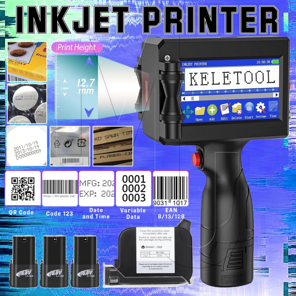 Jual Mesin Handheld Inkjet Printer Portable Mesin Coding Genggam Yang ...