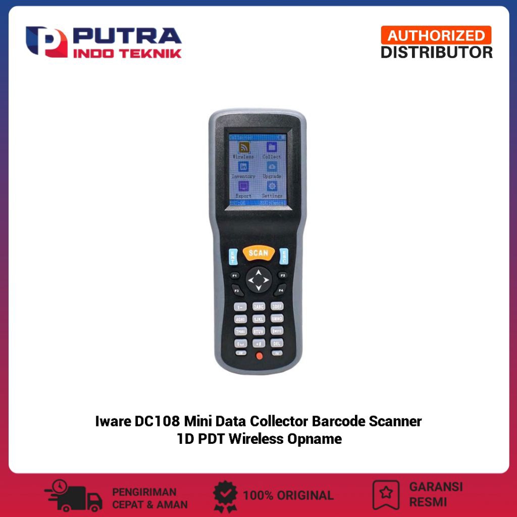 Jual Iware DC108 Mini Data Collector Barcode Scanner 1D PDT Wireless ...