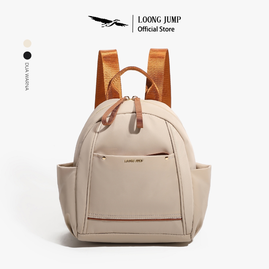 Jual LOONG JUMP Tas Ransel Mini Wanita Tas Ransel Fashion Tahan Air ...