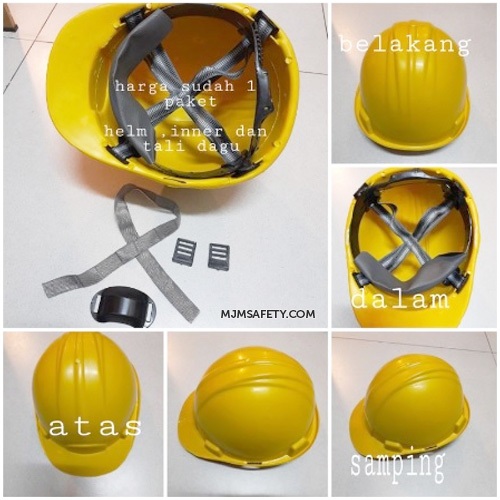 Jual Helm Proyek Ultra + Inner + Tali Dagu (Helm Safety Murah Harga ...