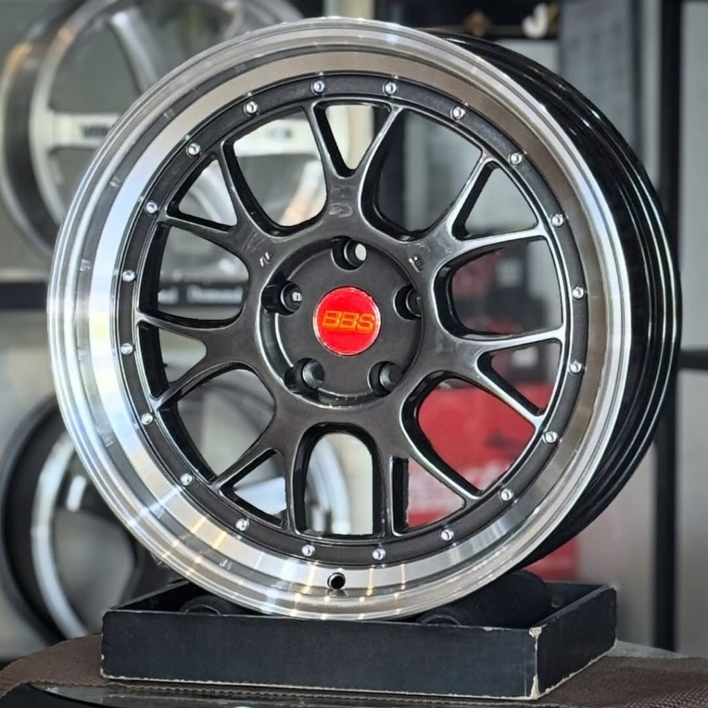 Jual velg mobil racing R18 JF LUXURY BBS LM-R LEBAR 8,5 ET 22 velg ring ...