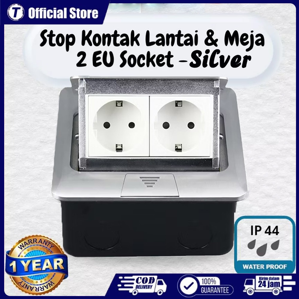Jual Stop Kontak Lantai Tanam Soft Touch Pop Up System Floor Outlet ...