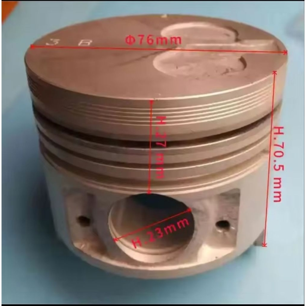 Jual piston kit genset for kipor 15KW diesel generator 3 cylinder ...