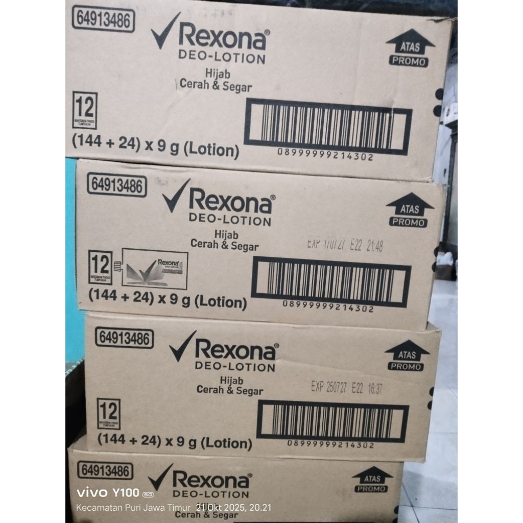 Jual 1 Karton Rexona Kemasan Renteng | Shopee Indonesia