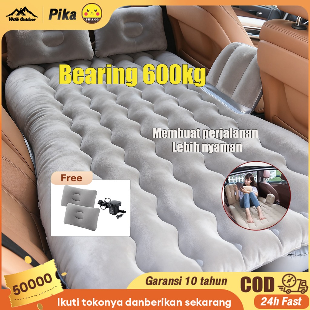 Jual Kasur Angin Mobil Matras Mobil Car Air Bed + Pompa Listrik Bantal ...