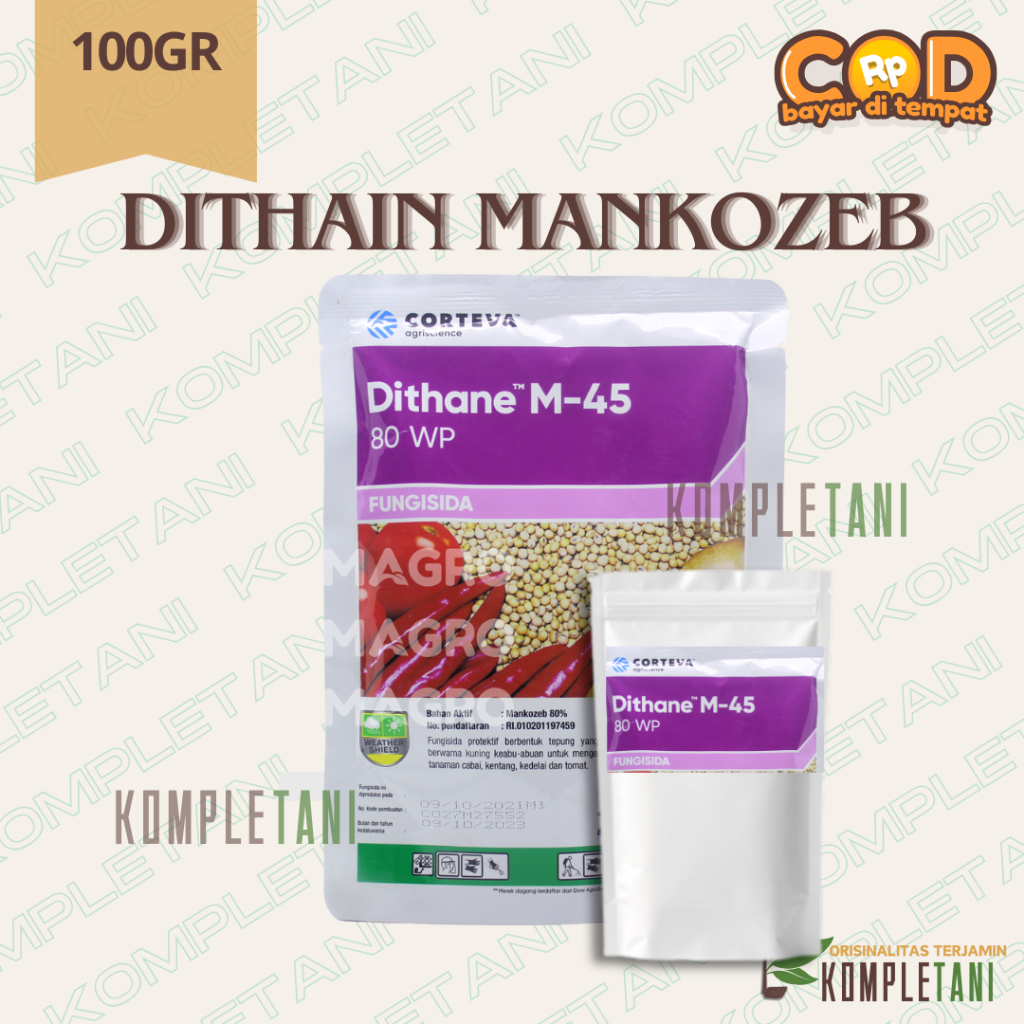 Jual REPACK Fungisida Dithane 50gr-100gram | Dithane M-45 80WP ...