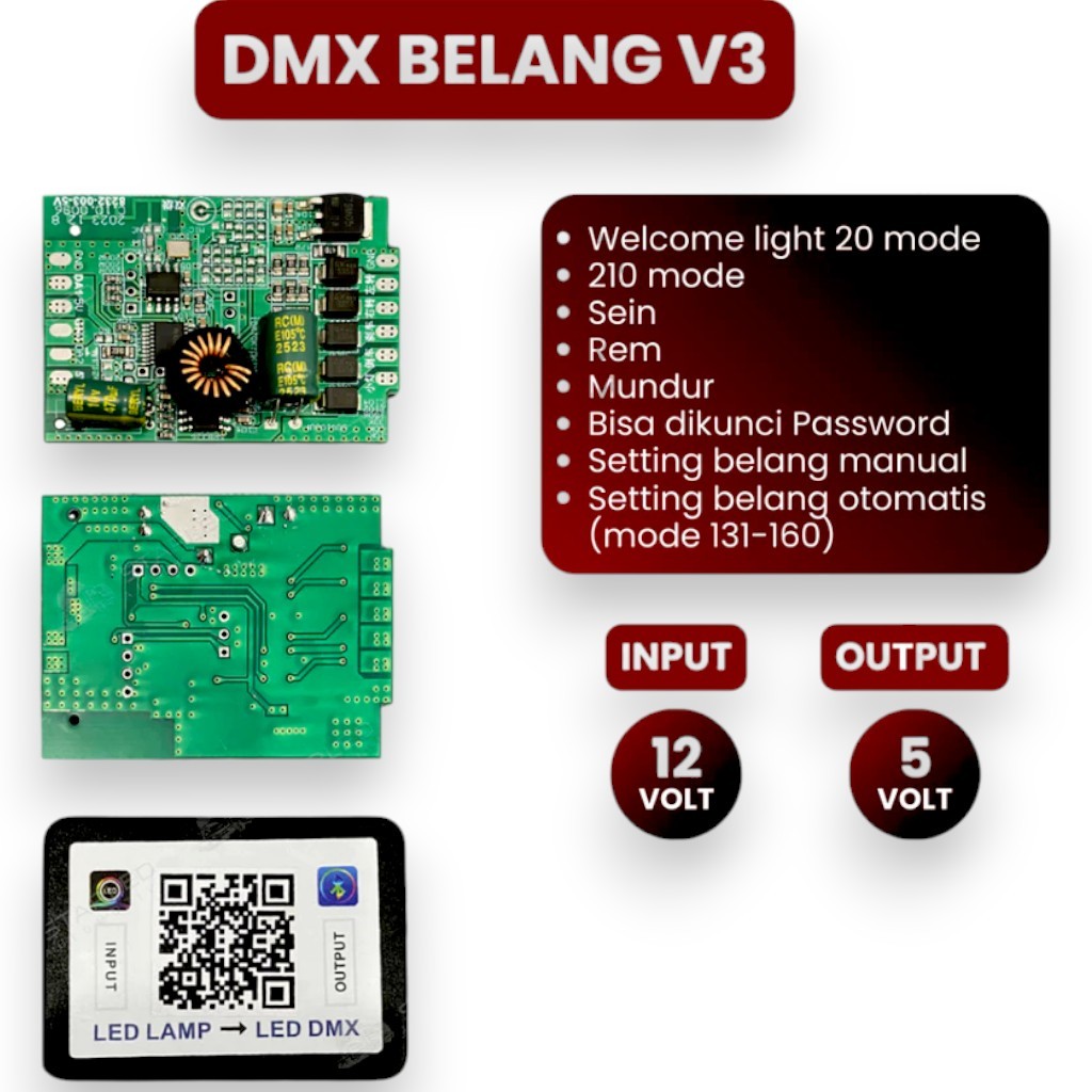 Jual LED DMX BELANG NON BELANG TERBARU PCB MODUL ALIS SHROUD LED KOLONG ...