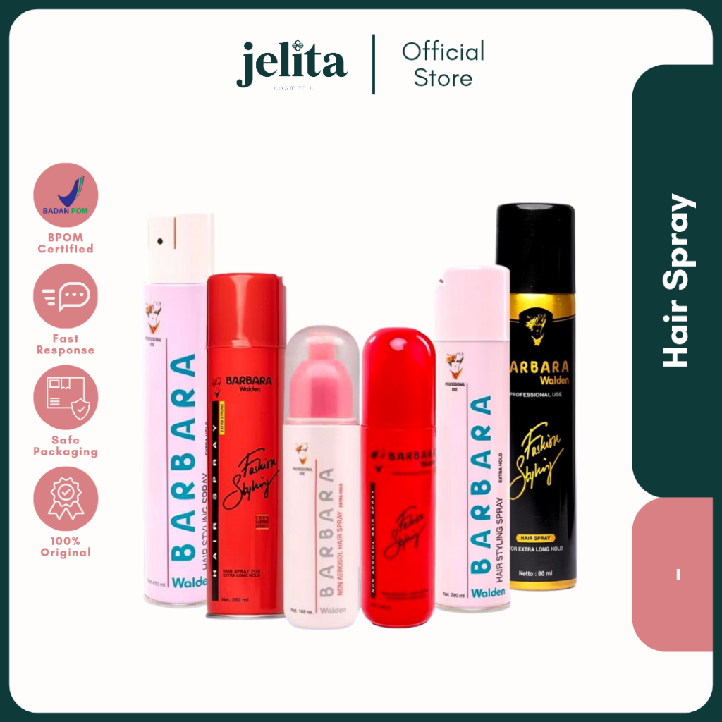 Jual Jelita Cosmetic - Barbara Hair Spray Series | Shopee Indonesia