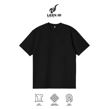 Kaos Polos Katun Combed 30S Pria Lengan Pendek T Shirt Cowok Premium Cotton Combed 30S