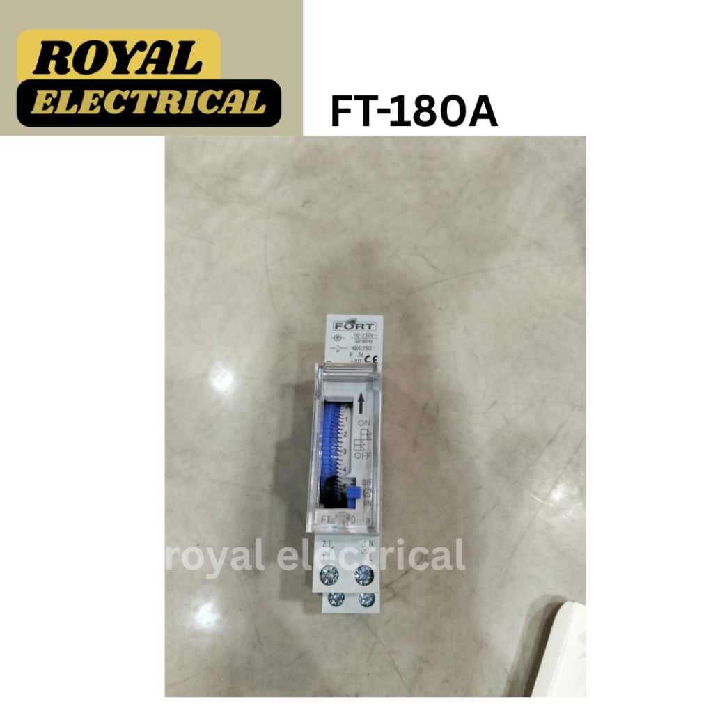 Jual FORT - ANALOG TIMER 24HOURS - TYPE FT180A | Shopee Indonesia