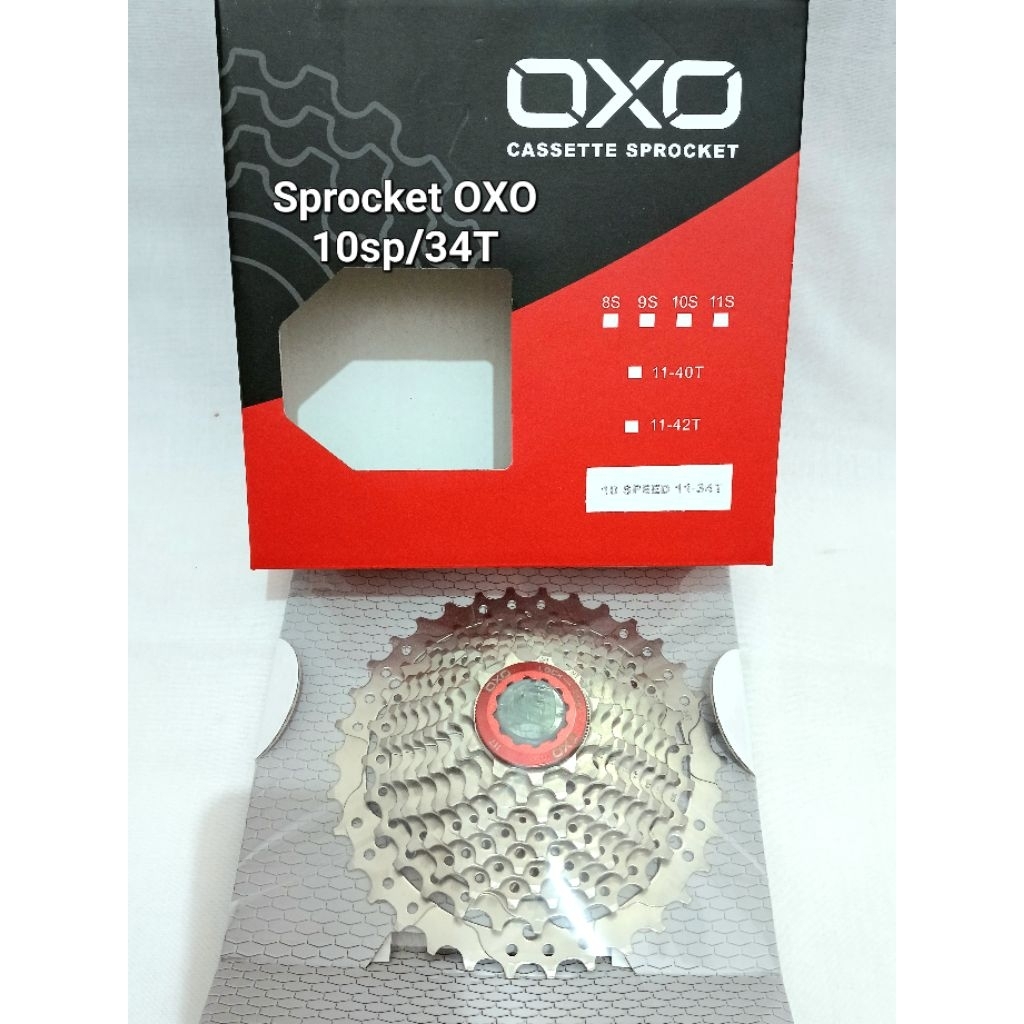 Jual SPROCKET CASSETTE SLOP / GEAR BELAKANG SEPEDA OXO 10SP 10 SPEED 11 ...
