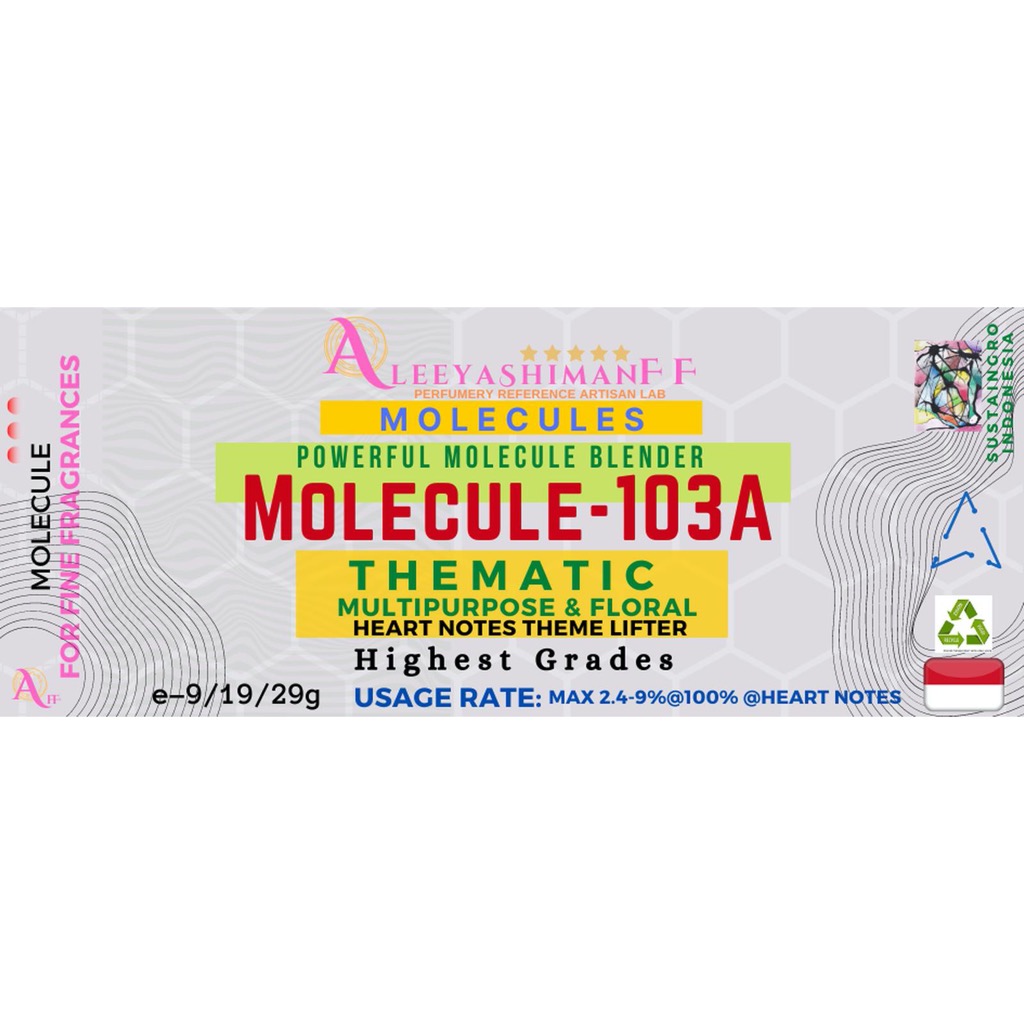 Jual Aleeyashiman Molecul 103A THEMATIC – MULTIPURPOSE and FLORAL HEART ...