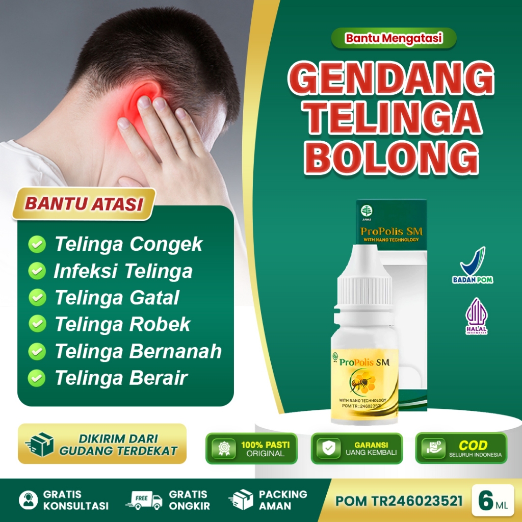 Jual Obat Telinga Bernanah / Ada Cairan Kuning Di Telinga, Conge ...