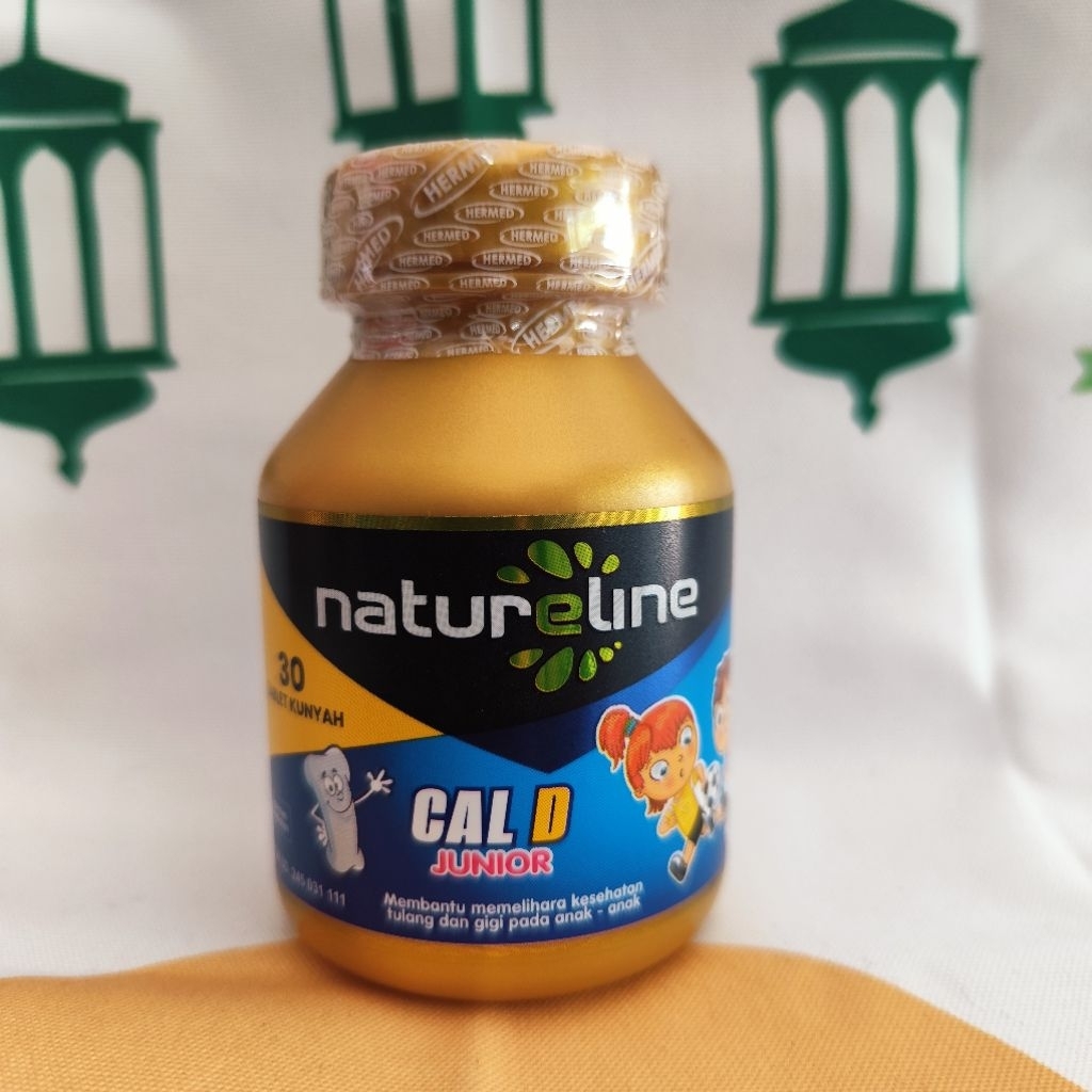 Jual Natureline Cal-D Junior isi 30 tablet kunyah | Shopee Indonesia