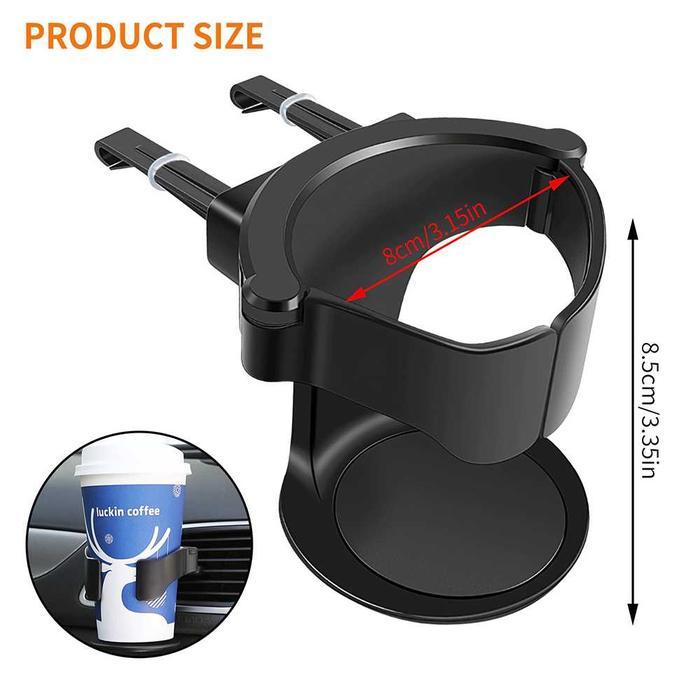 JG HOLDER CUP BOTOL MINUM DI VENTILASI HLD-71 MOBIL DUDUKAN TEMPAT MINUMAN AIR VENT DRINK CUP HOLDER HLD71