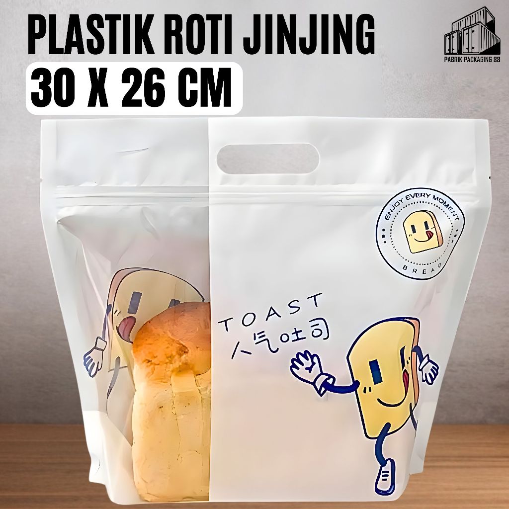 Jual Plastik Roti Ziplock - Plastik Kantong Roti Tawar Seal Klip Motif ...