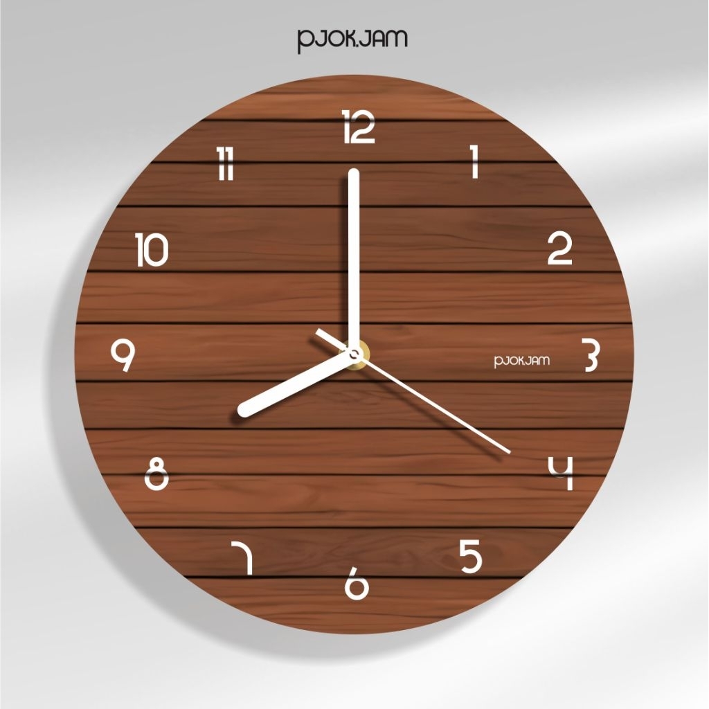 Jual Jam Dinding (WP) Aesthetic | diameter 30 cm | kayu mdf | mesin ...
