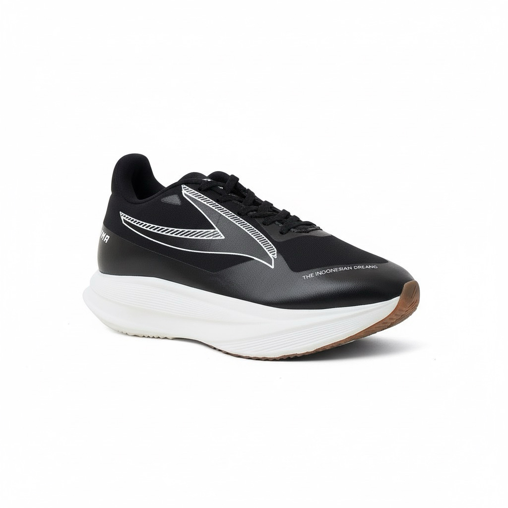 Jual Zevma Mesha Speed .1 Black White - Sepatu Olahraga Running Lari ...