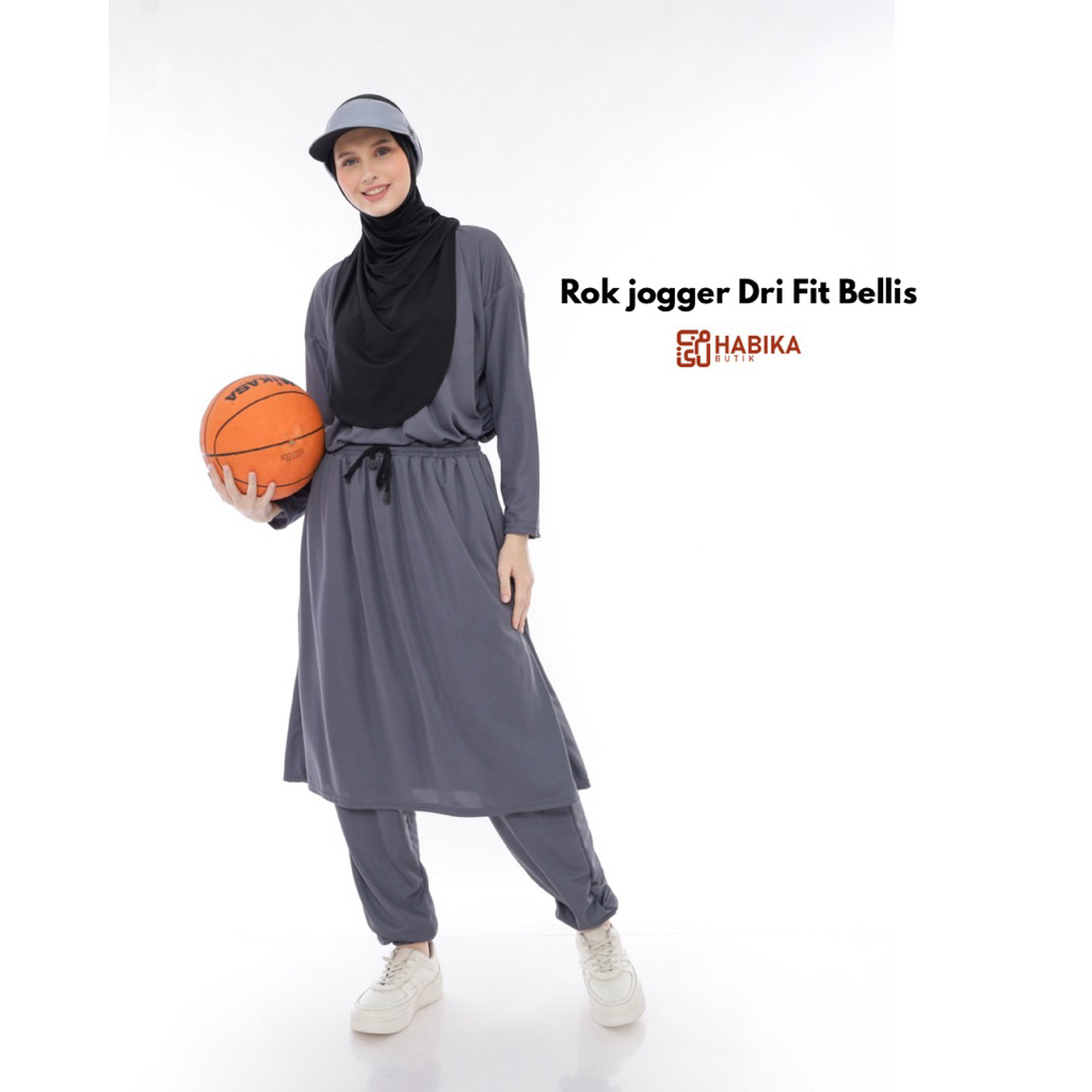 Jual Rok celana Jogger Dri Fit Bellis - Rok celana olahraga muslimah ...