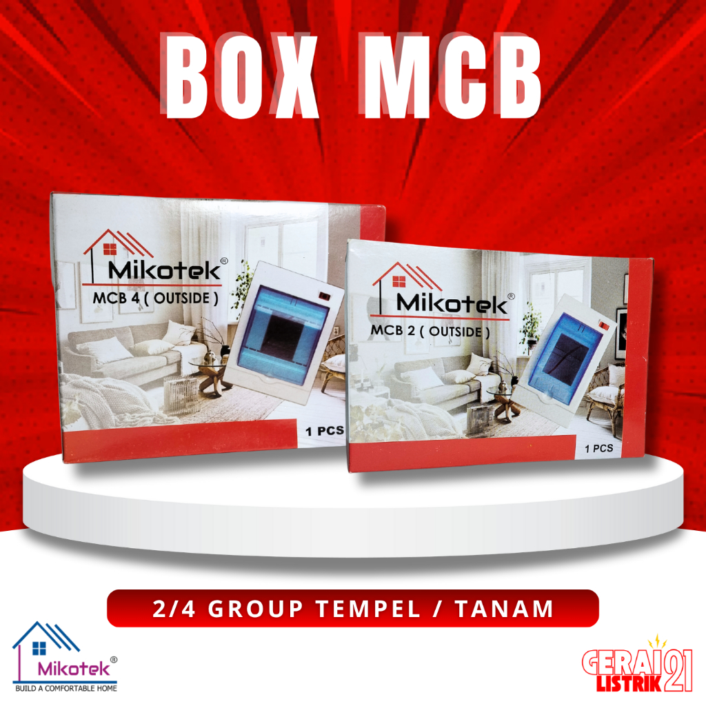 Jual GL21 - Box MCB Inbow / Outbow - Box MCB 2/4 Grup Merk Mikotek ...