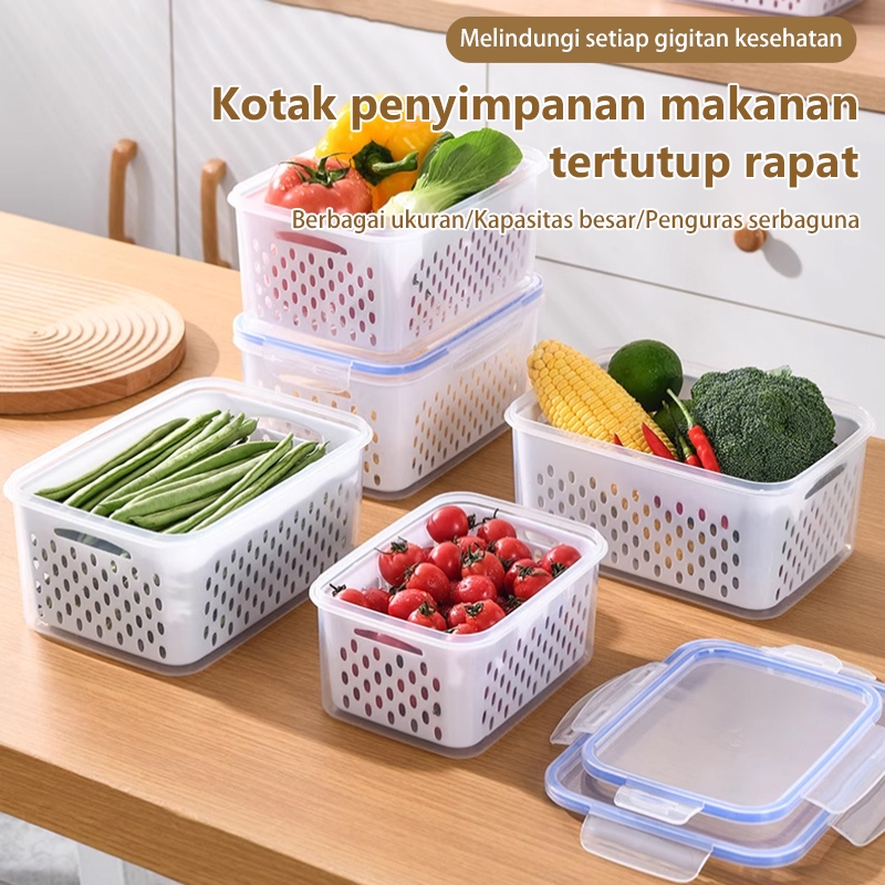 Jual stazan Food Container Kotak Penyimpanan Makanan Buah dan Sayur ...