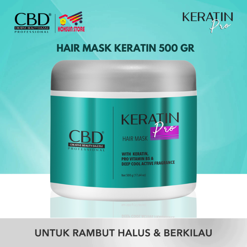 Jual CBD Professional Keratin Pro Daily Hair Mask 500gr - Masker ...