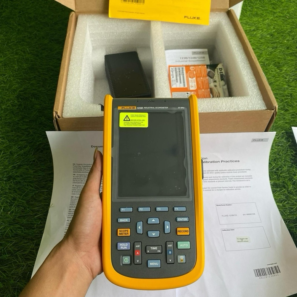 Jual FLUKE 123B Int Industrial Scopemeter Hand -Held Oscilloscope Alat ...