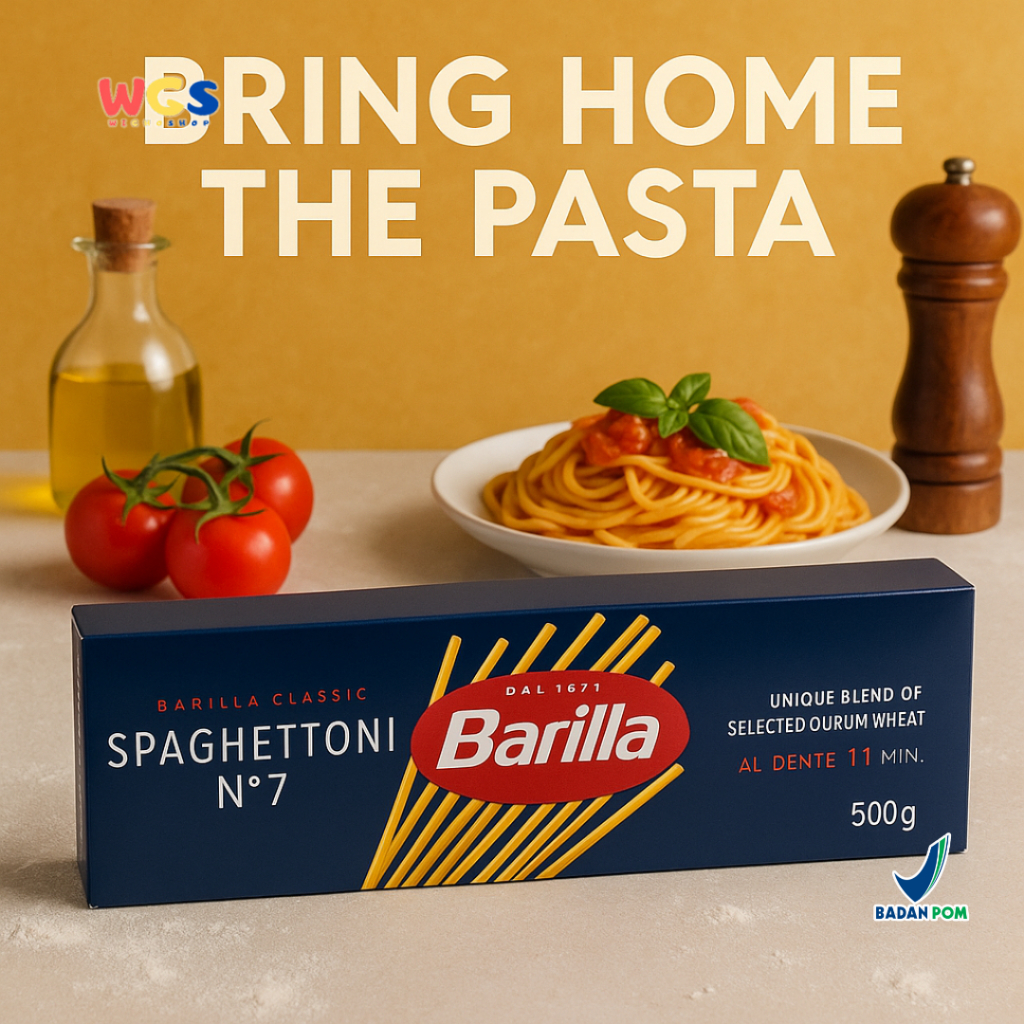 Jual Barilla Spaghettoni No.7 (500g) | Pasta Gandum Durum Asli Italia ...