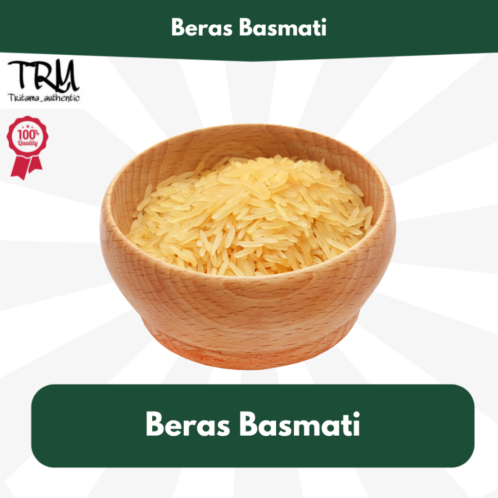 Jual Beras Basmati Premium Beras India / Rice Basmati Untuk Nasi Mandi ...