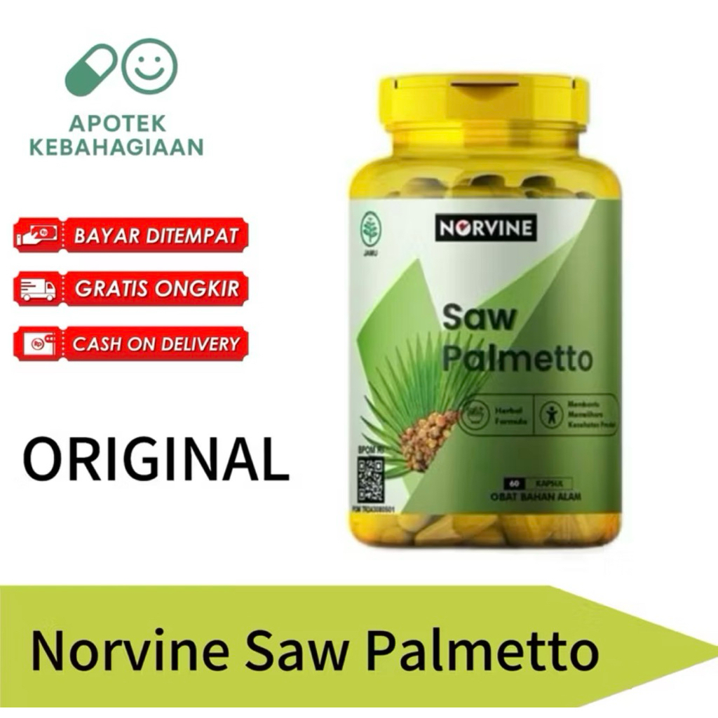 Jual Norvine Saw Palmetto Botol Isi 60 Tablet | Shopee Indonesia