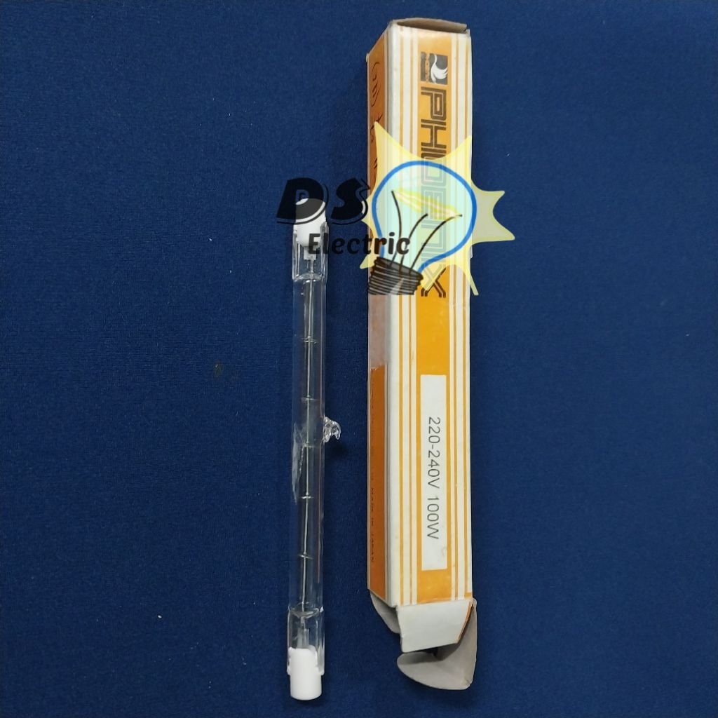 Jual Halogen Stik Stick 100w 150w 200w 300W 300 Watt 220V PHOENIX nyala ...