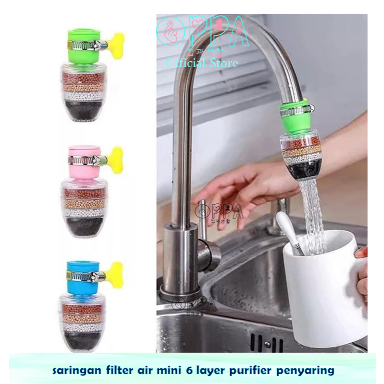 Jual OPPA - saringan filter air mini 6 layer purifier penyaring ...