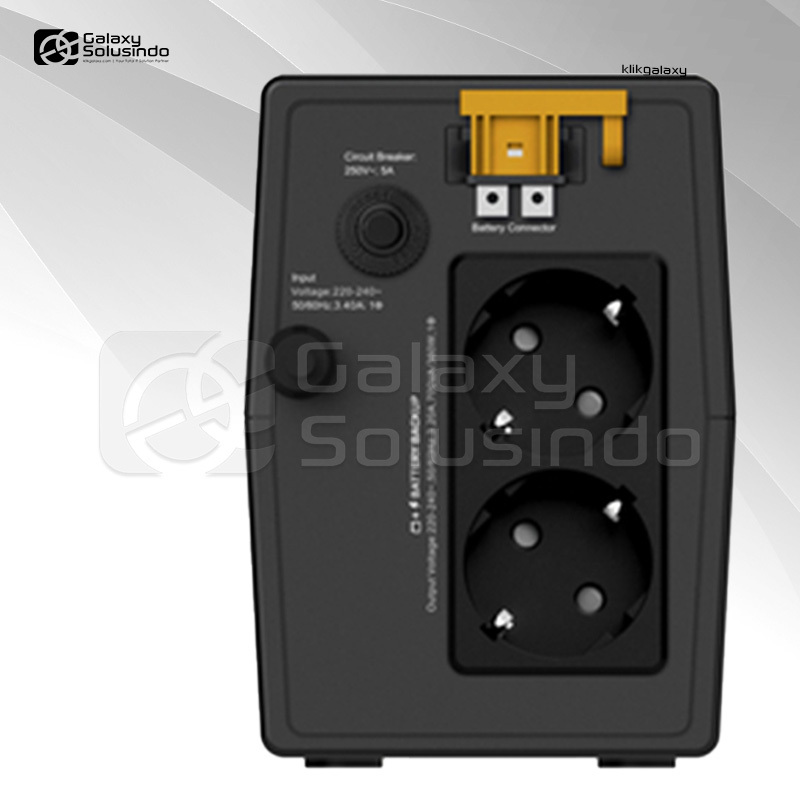 Jual APC BVG700I-GR Easy UPS 700VA, Tower, 230V, 2 SCHUKO Outlets, AVR ...