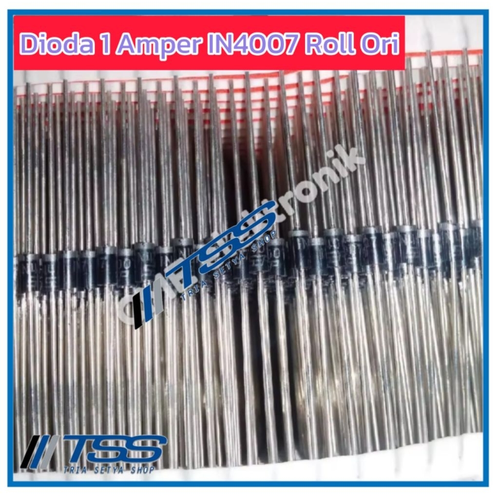 Jual Dioda Diode 1N4007 atau IN4007 Roll kualitas baik (COD) | Shopee ...