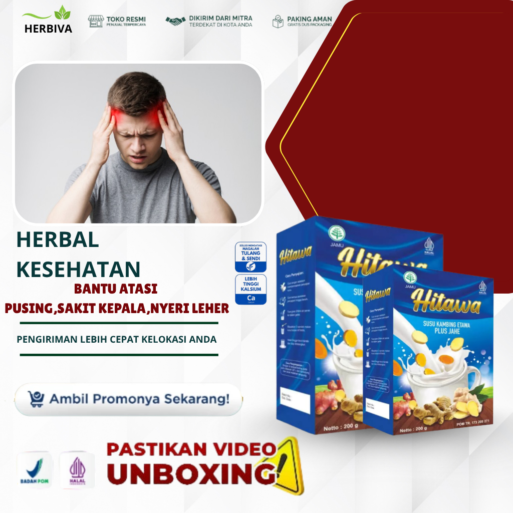 Jual HITAWA 200gr Bantu Redakan Pusing, Sakit Kepala, Nyeri Leher ...