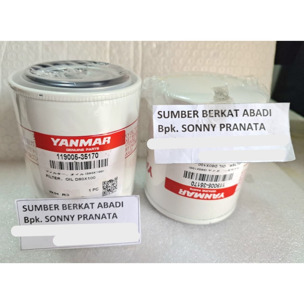 Jual YANMAR 119005-35170 OIL 119005-35151 11900535151 OIL FILTER 119005 ...