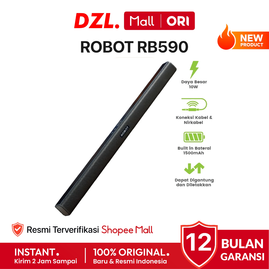 Jual DZL - ROBOT RB590 Speaker TV Bluetooth Soundbar Home Theater ...