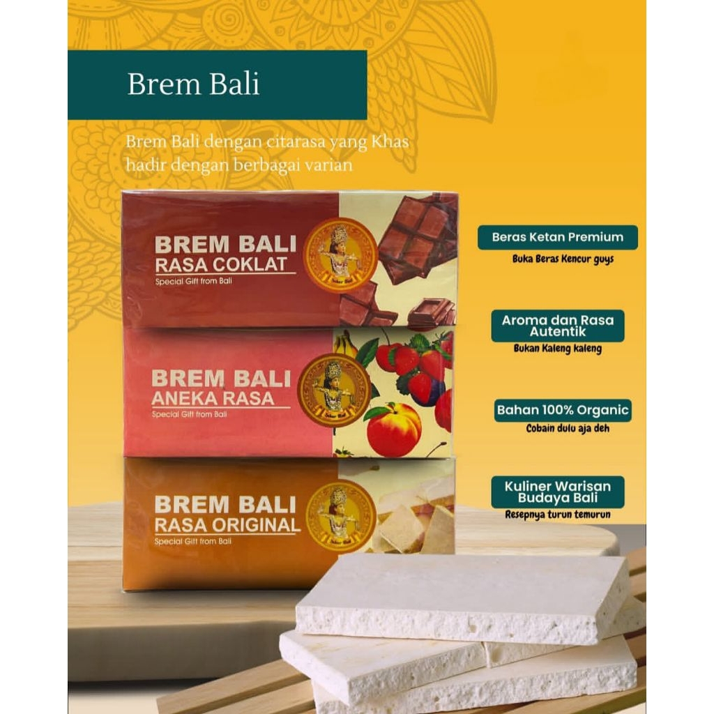 Jual brem bali aneka rasa brem coklat brem durian brem nangka brem ...